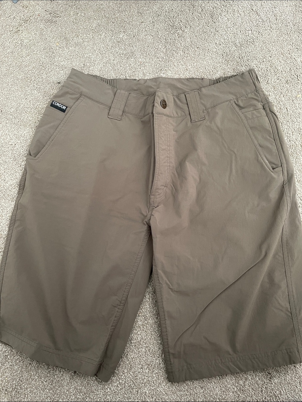 CONDOR Men's Olive Green Cargo Shorts